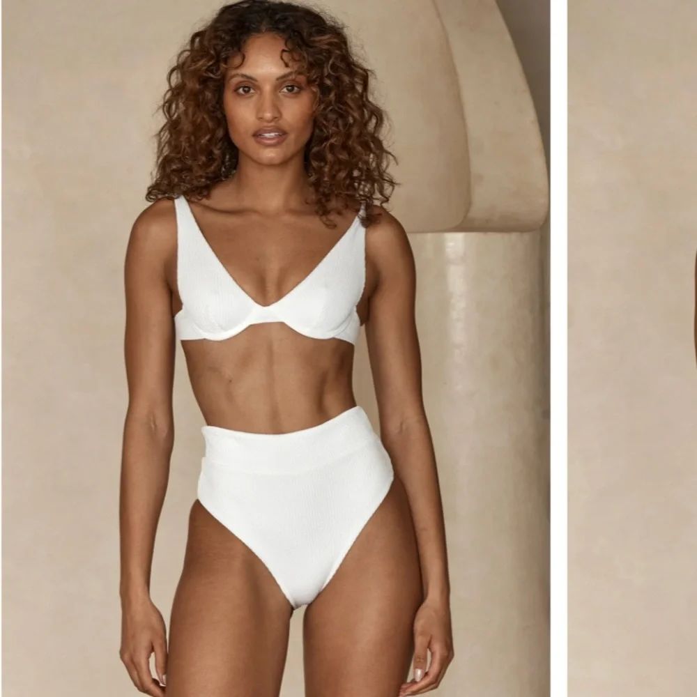 Monday Swimwear White Bikini Top